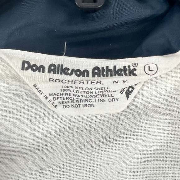 Vtg Don Alleson Athletic World War II Military Navy Vets Sampson Salts Jacket L - Picture 7 of 16